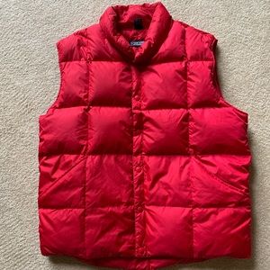 Lands End men down vest
